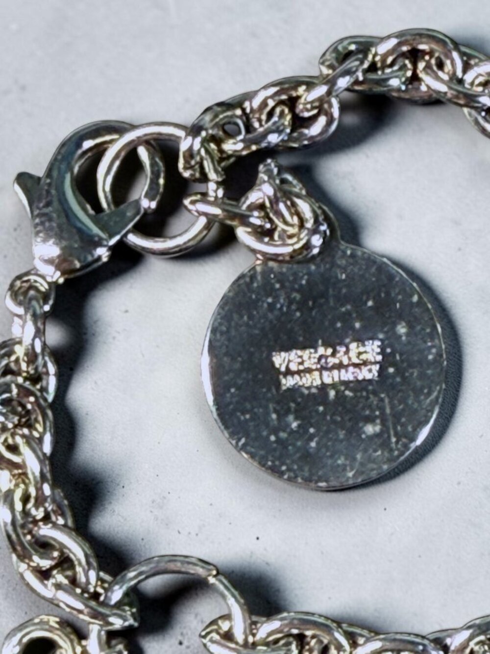 Versace Rare Vintage Medusa Bunny Rabbit Enamel Charm Bracelet with COA - Picture 5 of 9